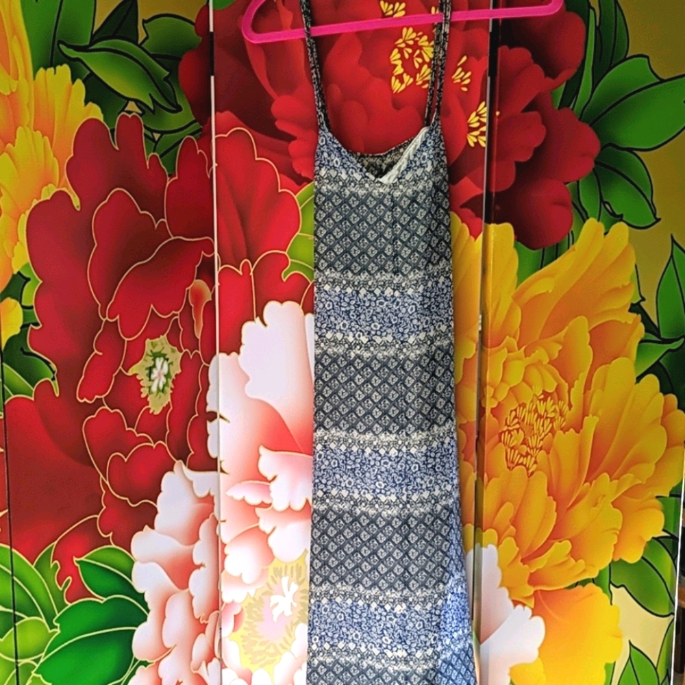 Flowy Blue Madewell Maxi Dress